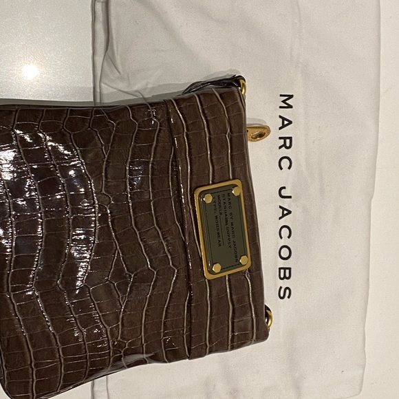 Brown Marc Jacobs Patent Leather Cross Body Bag - Picture 4 of 4